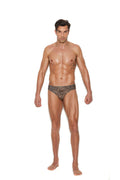 "Men's Thong Back Brief - Large/xlarge - Animal EM-82205ANMLXL"