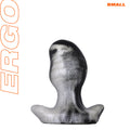 "Ergo Butt Plug - Small - Platinum Swirl OX-1358-S-BLPL"
