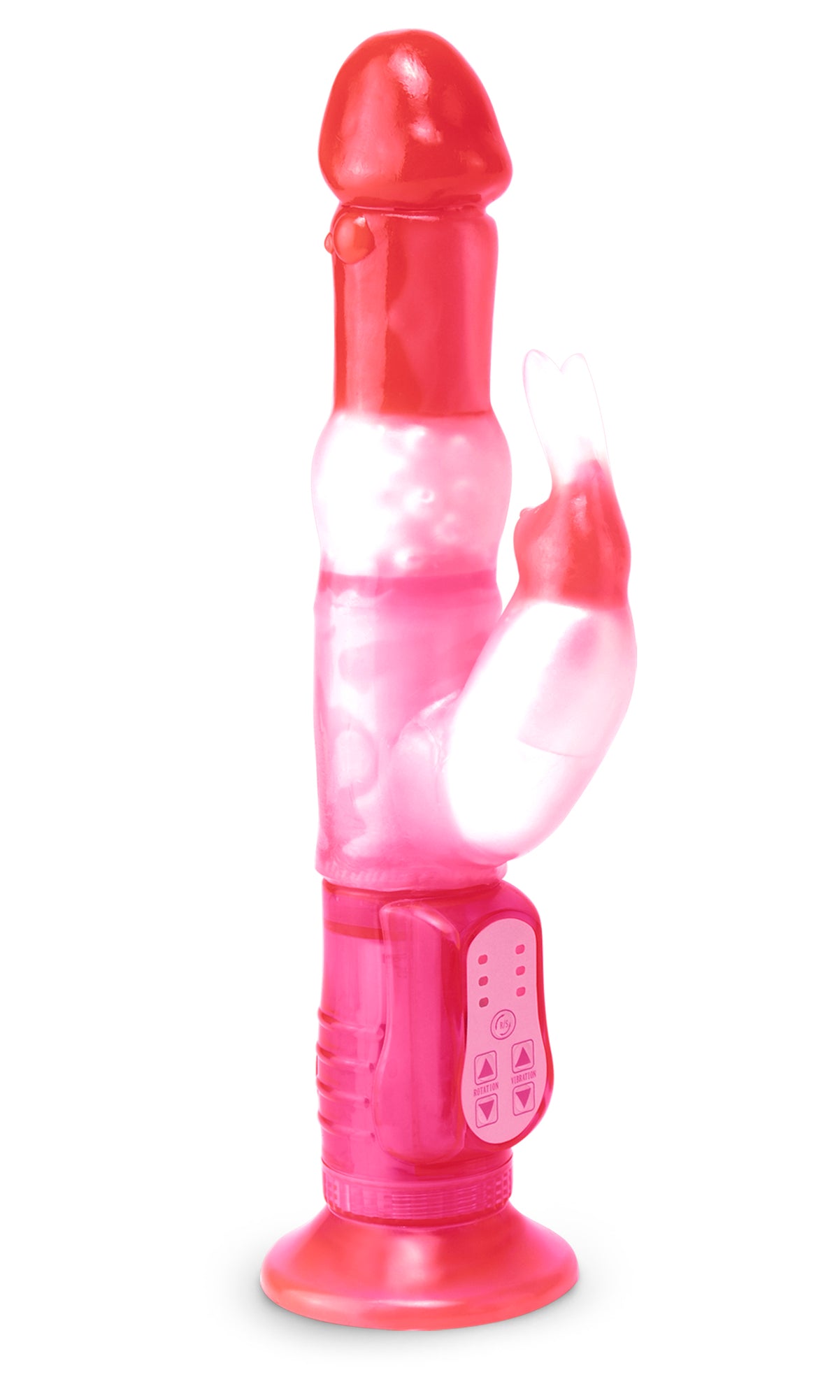 "Rabbit Pearl Waterproof Deluxe Rotating Wall  Bangers Pink PD1360-11"