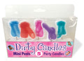 "Dirty Penis Candles 5 Party Candles CP-987"