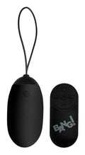 "Bang XL Silicone Vibrating Egg - Black BNG-AG331-BLK"
