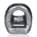 "360 2- Way Cockring and Ballsling - Steel OX-3013-STL"