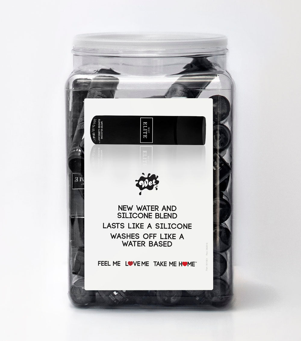 "Wet Elite Black - 36 Piece Bowl - 1 Fl. Oz. Bottles WT20756"