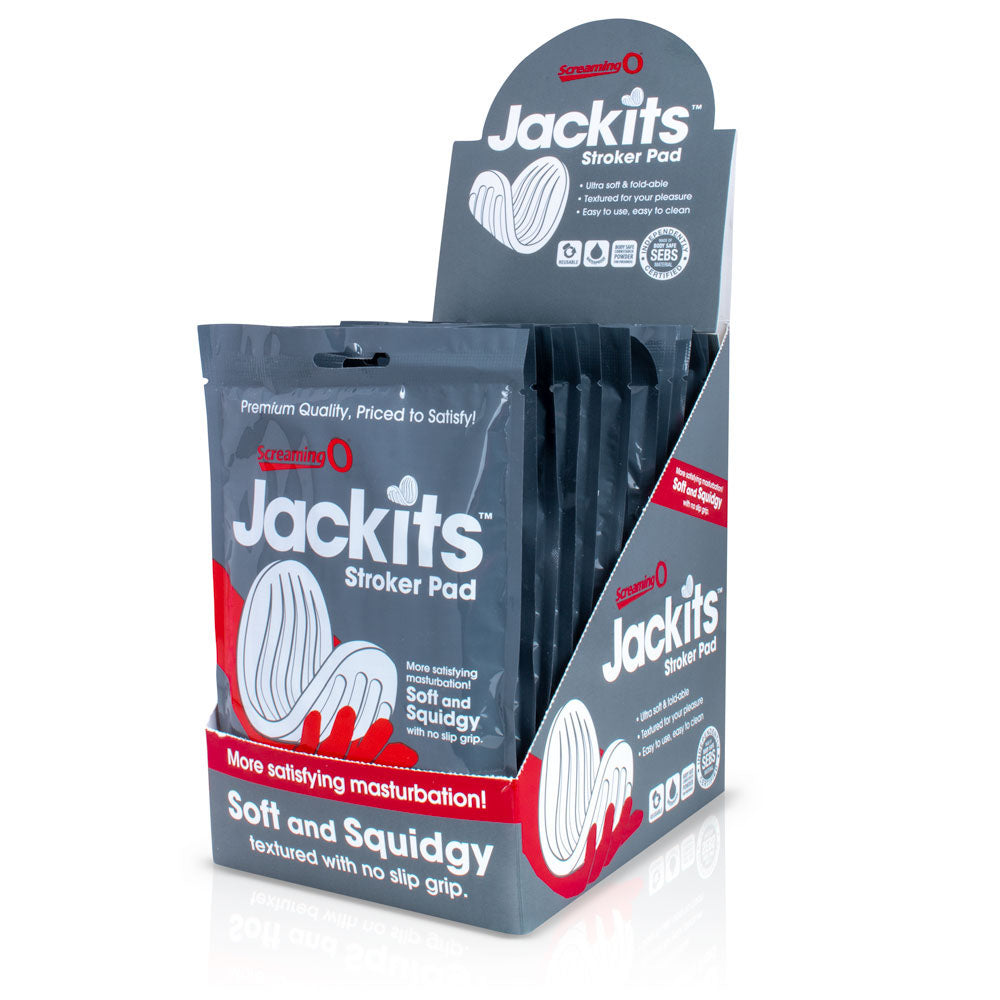 "Jackits Stroker Pad - 12 Count P.O.P. Box Display JJP-C-110D"