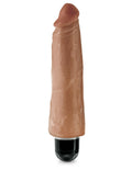 "King Cock 8 Inch Vibrating Stiffy - Tan PD5523-22"