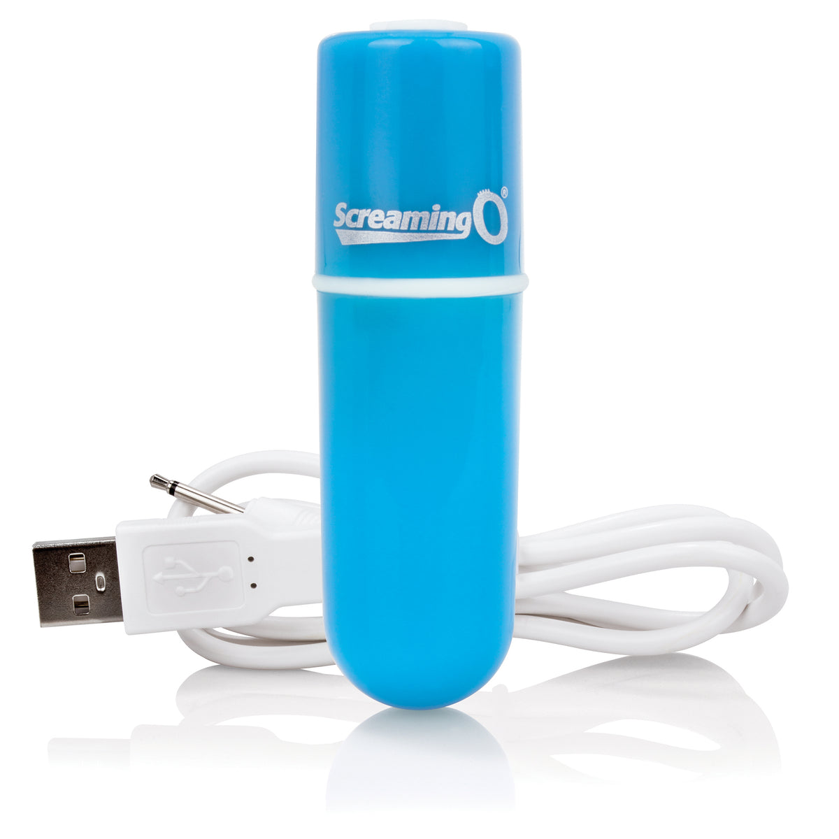 "Charged Vooom Rechargeable Bullet Vibe - Blue AMV-BU-101E"