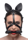 "Dark Horse Pony Head Harness With Silicone Bit MS-AG203"