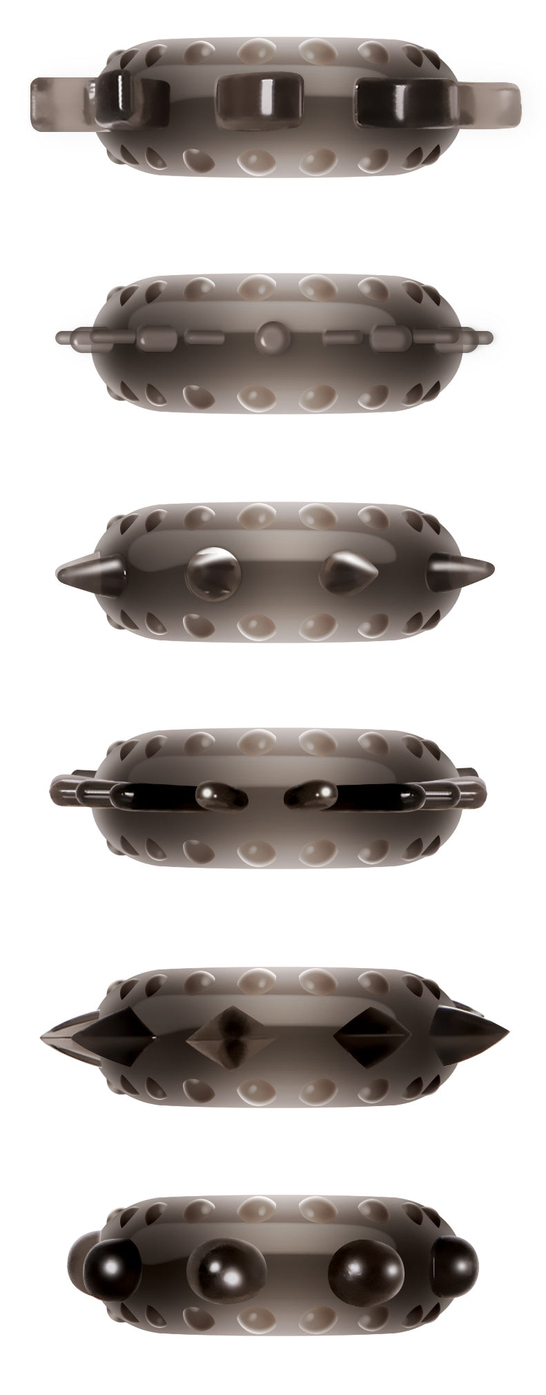 "Zero Tolerance Cockstars 6 Cock Ring Set ZE-CR-3220-2"