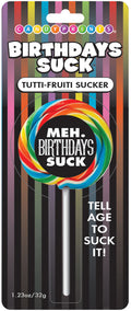 "Birthdays Suck Meh Lollipop CP-997"