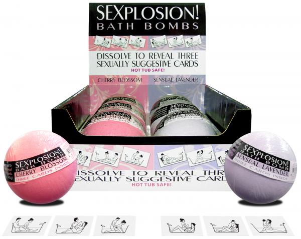 "Sexplosion! Bath Bombs - Display - 6 Count KG-BGR29"