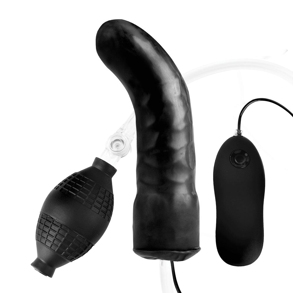 "Lux Fetish 6 Inflatable Vibrating Dildo EL-LF-5303"