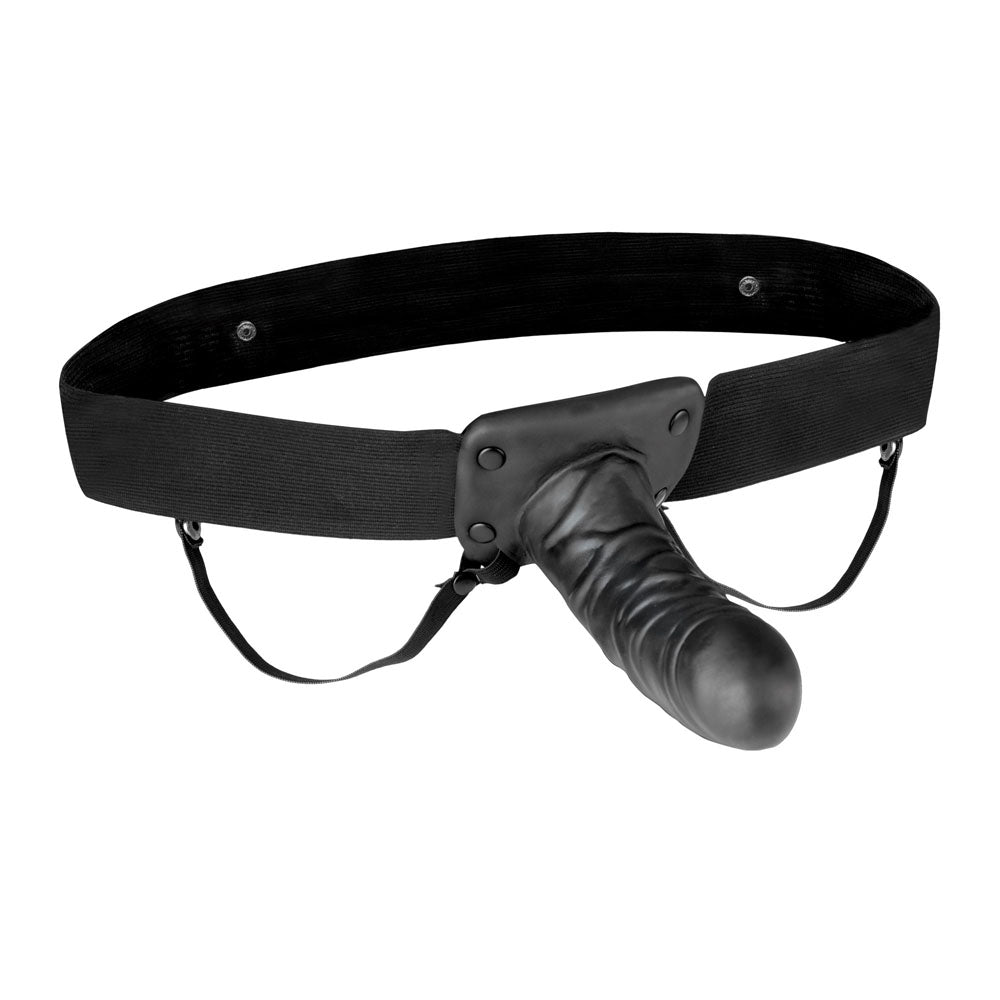 "Lux Fetish Unisex Vibrating Hollow Strap-on Dildo EL-LF-5306"
