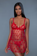 "Valentina Slip - Large - Red BW-2032-L"