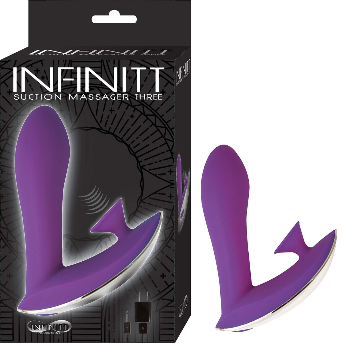 "Infinitt Suction Massager Three - Purple NW2800-2"