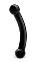 "Double Bull Black Dildo GLAS-08"