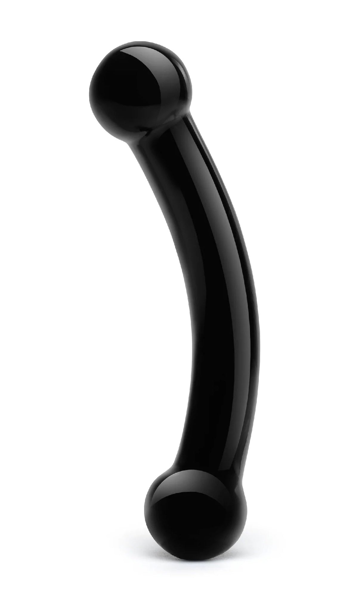 "Double Bull Black Dildo GLAS-08"