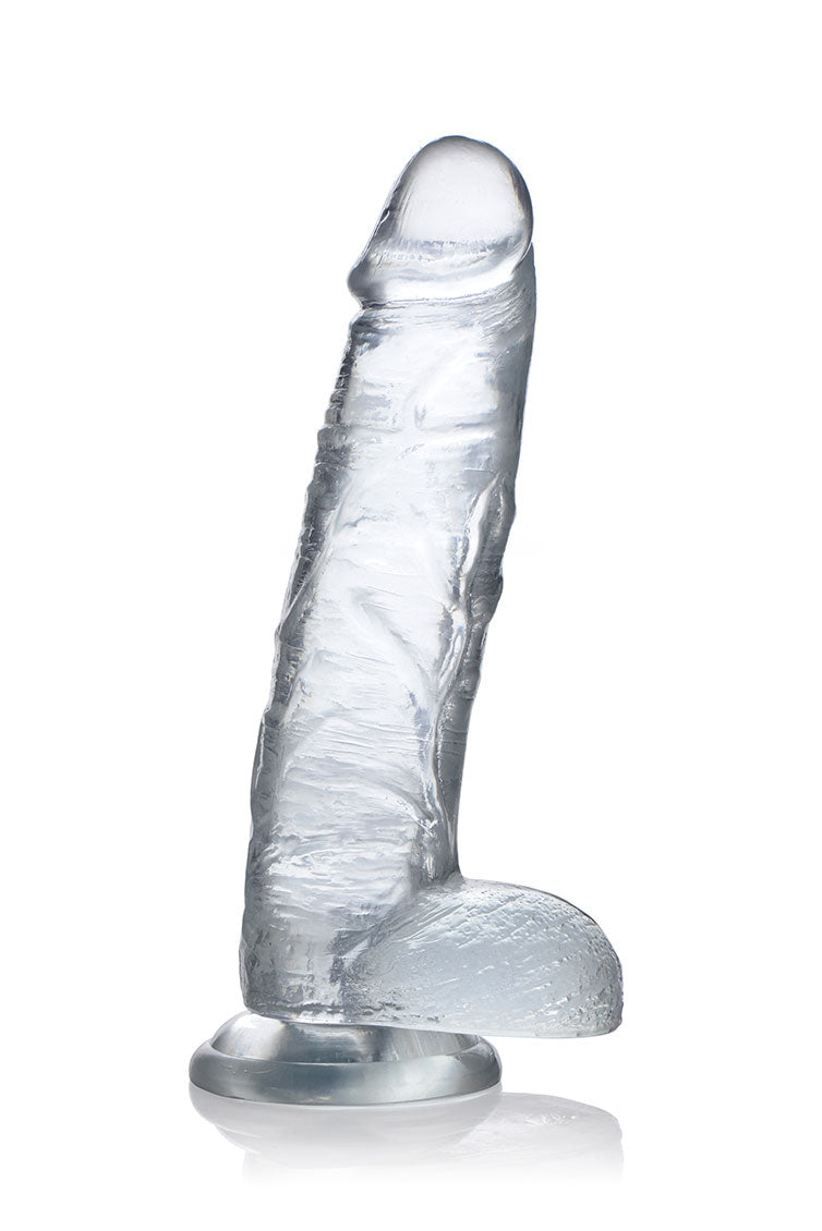 "Jock C-Thru 9 Inch Dong With Balls - Clear CN-09-0703-00"