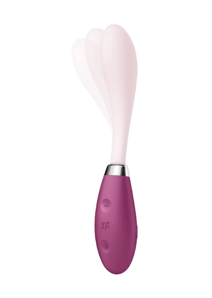 "Satisfyer G-Spot Flex 3 - Multi Vibrator - Red SAT-J2018-297-2"