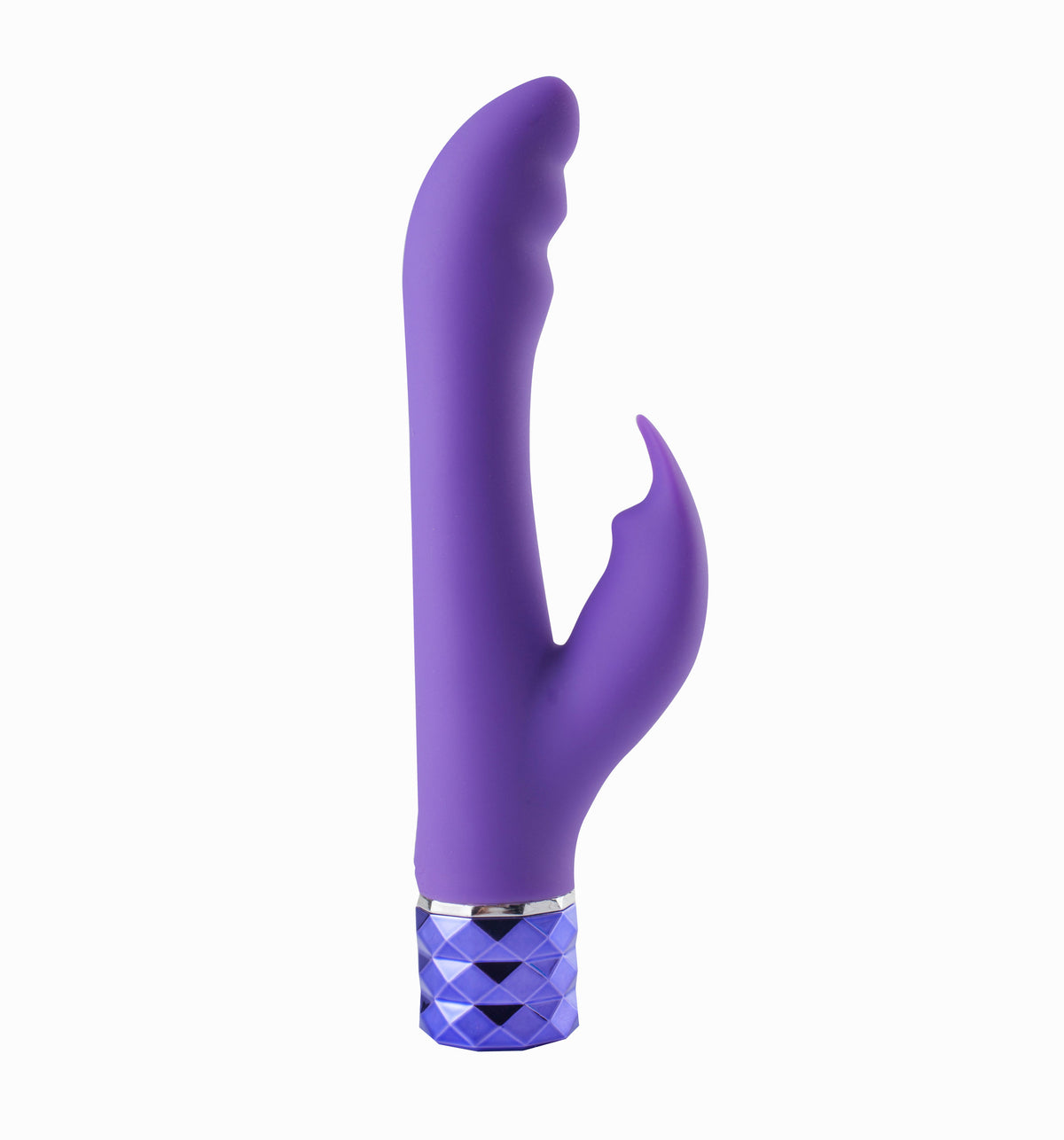 "Hailey 10-Function Vibrating Rechargeable Dual  Vibe - Purple MTMA1607-L2"