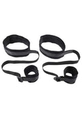 "Thigh and Wrist Cuffs - Black SS92127"
