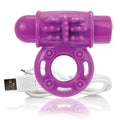 "Charged Owow Rechargeable Vibe Ring - Purple AOW-PU-101E"