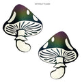 "Rainbow Reflective Toadstool Nipple Cover Pasties NN-WHI-TOD-RBR"