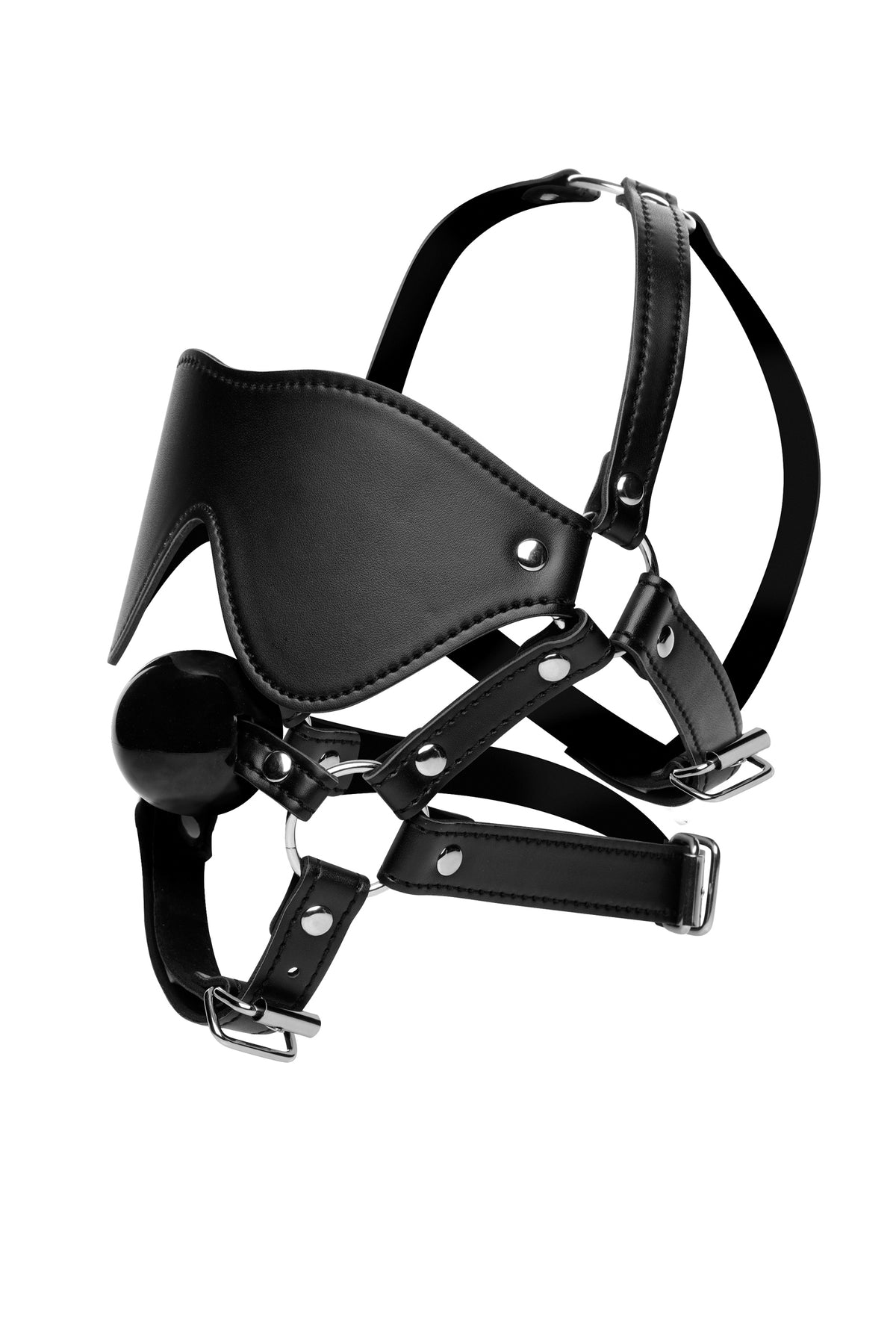 "Blindfold Harness and Ball Gag STR-AE909"