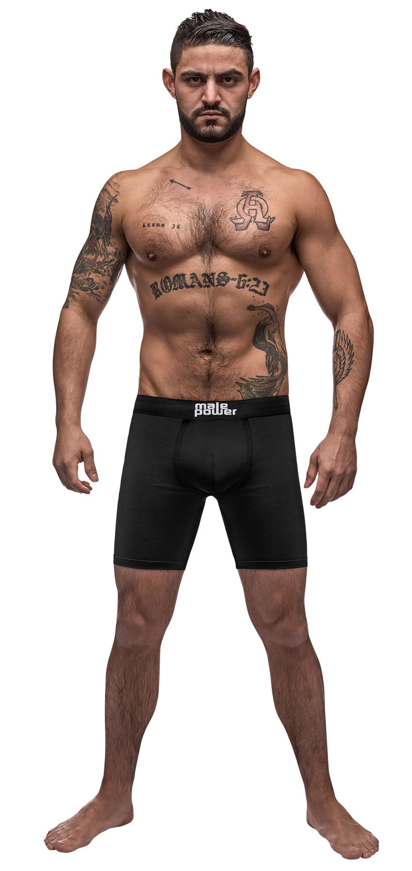 "Black Nite Long Leg Short - Black - Medium MP-151255BKMD"
