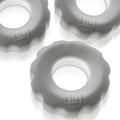 "Super Huj - 3-Pack Cockrings - White Ice HUJ-137-WHTICE"