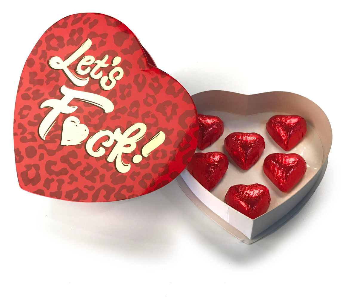 "Let's Fuck - Chocolate Heart Box CP-932"