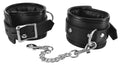"Locking Padded Wrist Cuffs W/chain STR-AE423"