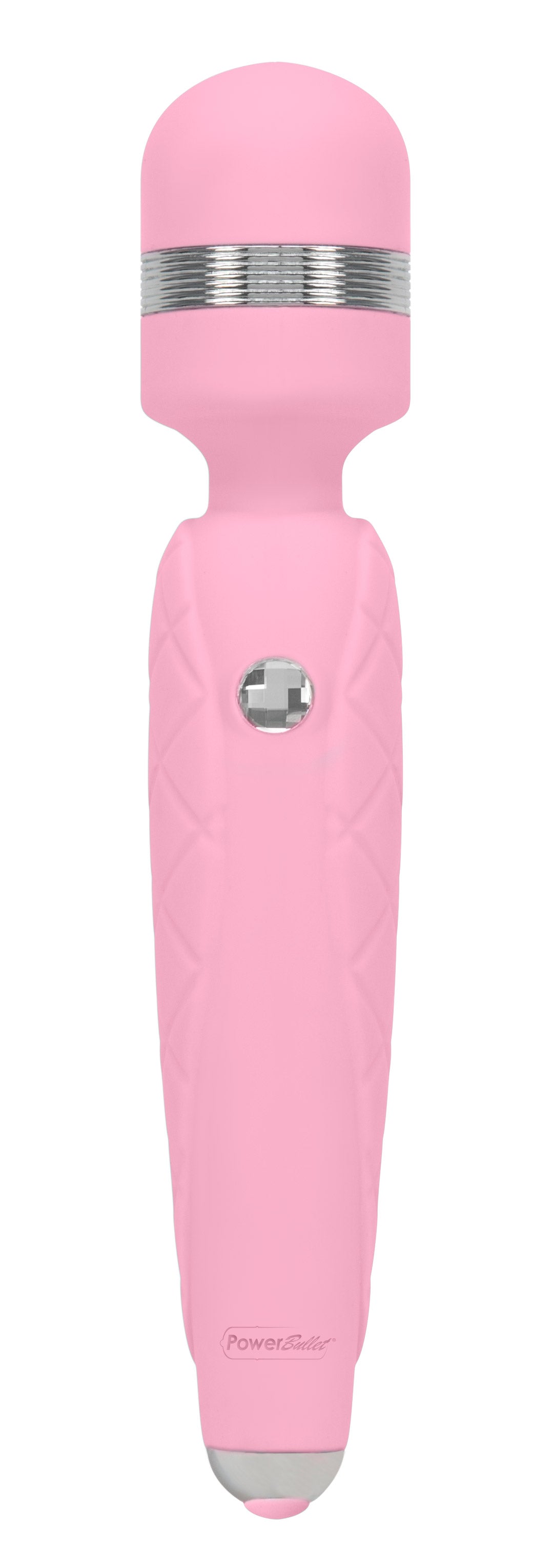 "Pillow Talk Cheeky Wand With Swarovski Crystal - Pink BMS2671-6"