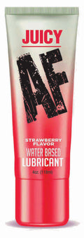 "Juicy Af - Strawberry Water Based Lubricant - 4 Oz LG-BT622"
