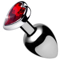 "Red Heart Gem Anal Plug - Large BTYS-AF633-LARGE"
