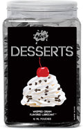 "Wet Desserts Whipped Cream .33 Fl Oz Pouch Counter Bowl 144pc WT23420"