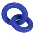 "Hunkyjunk Duo Linked Cock Ball Rings - Cobalt OX-HUJ-104-CBL"