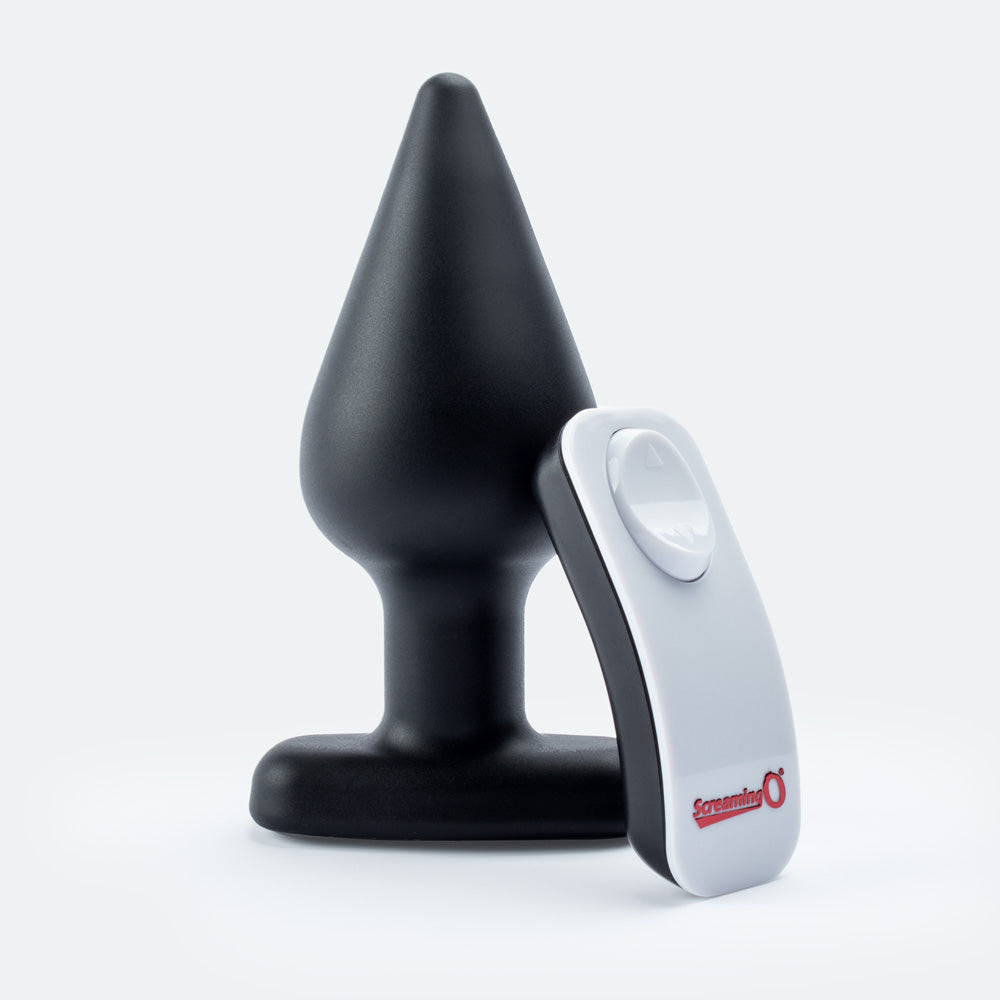 "My Secret Remote Vibrating XL Plug - Black - Each APX-BL-101E"