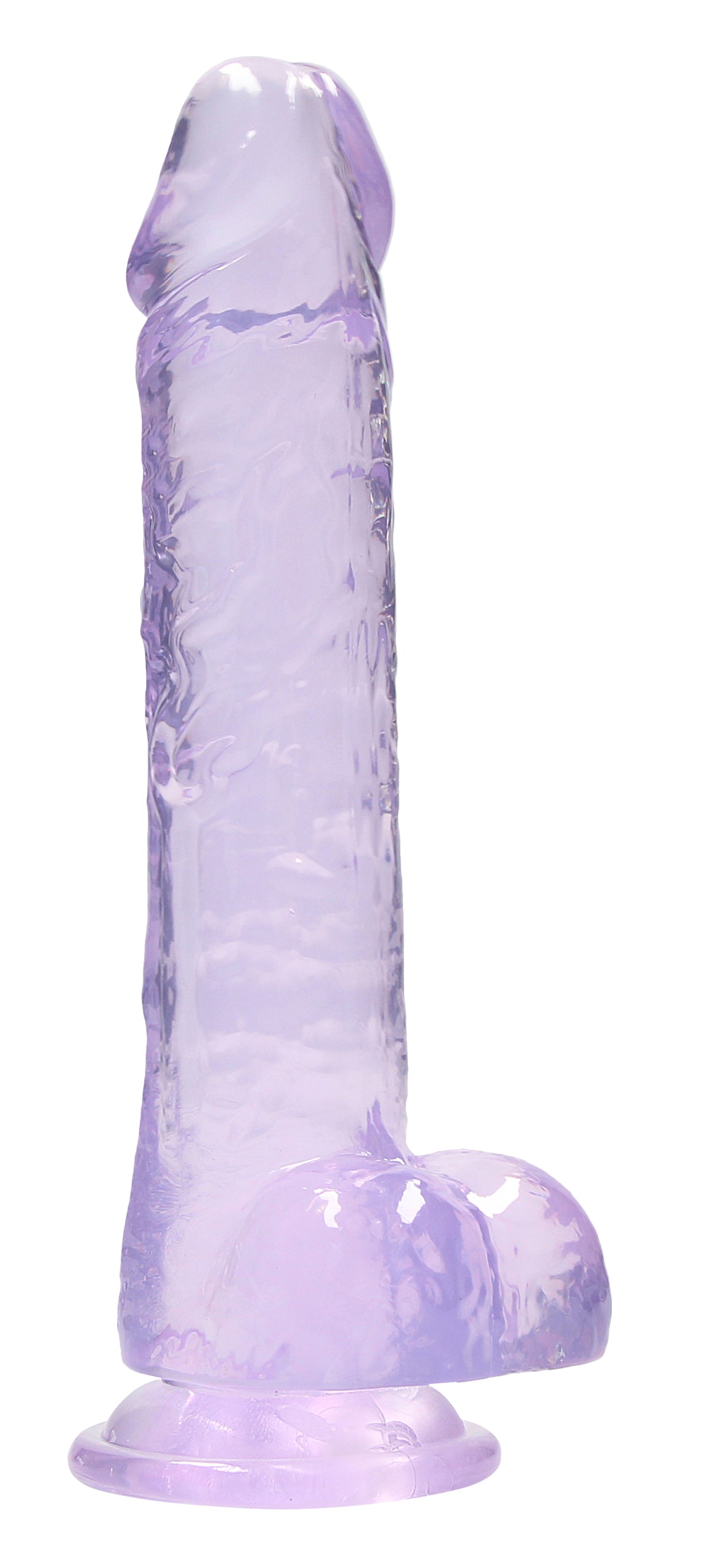 "8 Inch Realistic Dildo With Balls - Purple SH-REA092PUR"