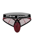 "Cock Pit Nte Cock Ring Thong - L/ XL - Burgundy MP-410260BNLX"