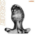 "Ergo Butt Plug - Large - Platinum Swirl OX-1358-L-BLPL"