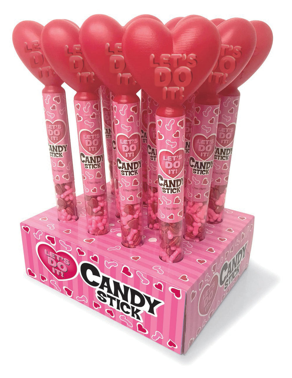 "Let's Do It Candy Stick Display - 12 Count CP-984"