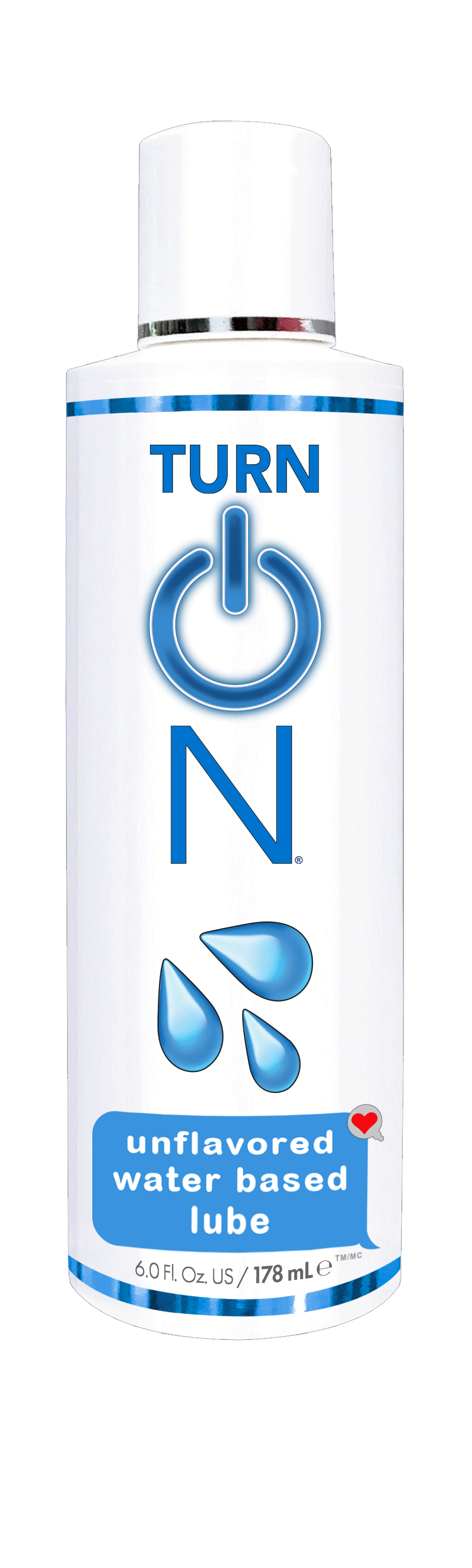 "Turn on Unflavored Water Based Lube - 6 Fl. Oz. WT56015"