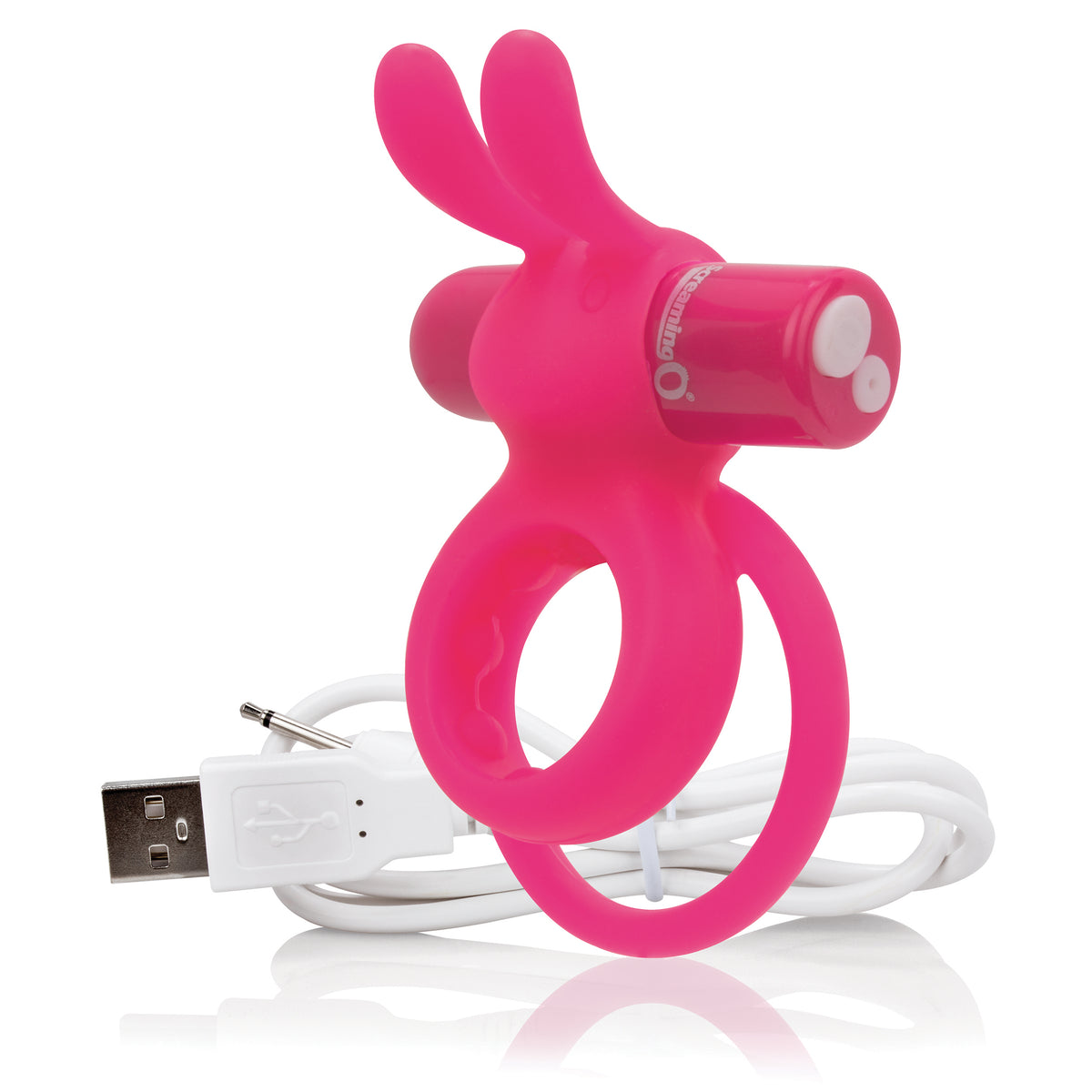 "Charged Ohare Rechargeable Rabbit Vibe - Pink AHAR-PK-101E"