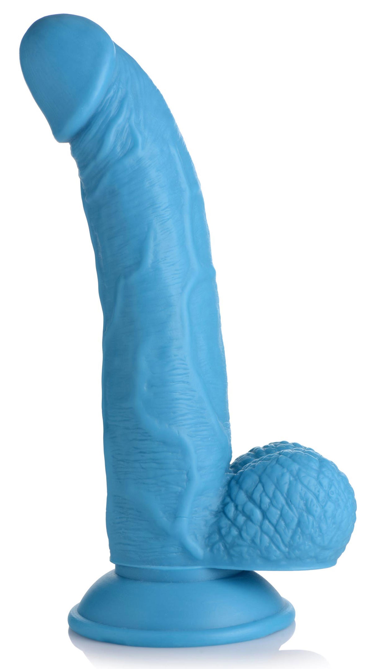 "Pop Pecker 7.5 Inch Dildo With Balls - Blue POPP-AG767-BLU"