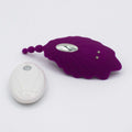 "Shell Yeah! Remote Controlled Wearable Panty  Vibrator - Purple LAK-9103"