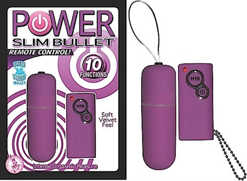 "Power Slim Bullet Remote Control - Purple NW2317-2"