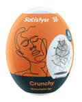 "Satisfyer Masturbator Egg - Crunchy - Orange SAT-9043408"