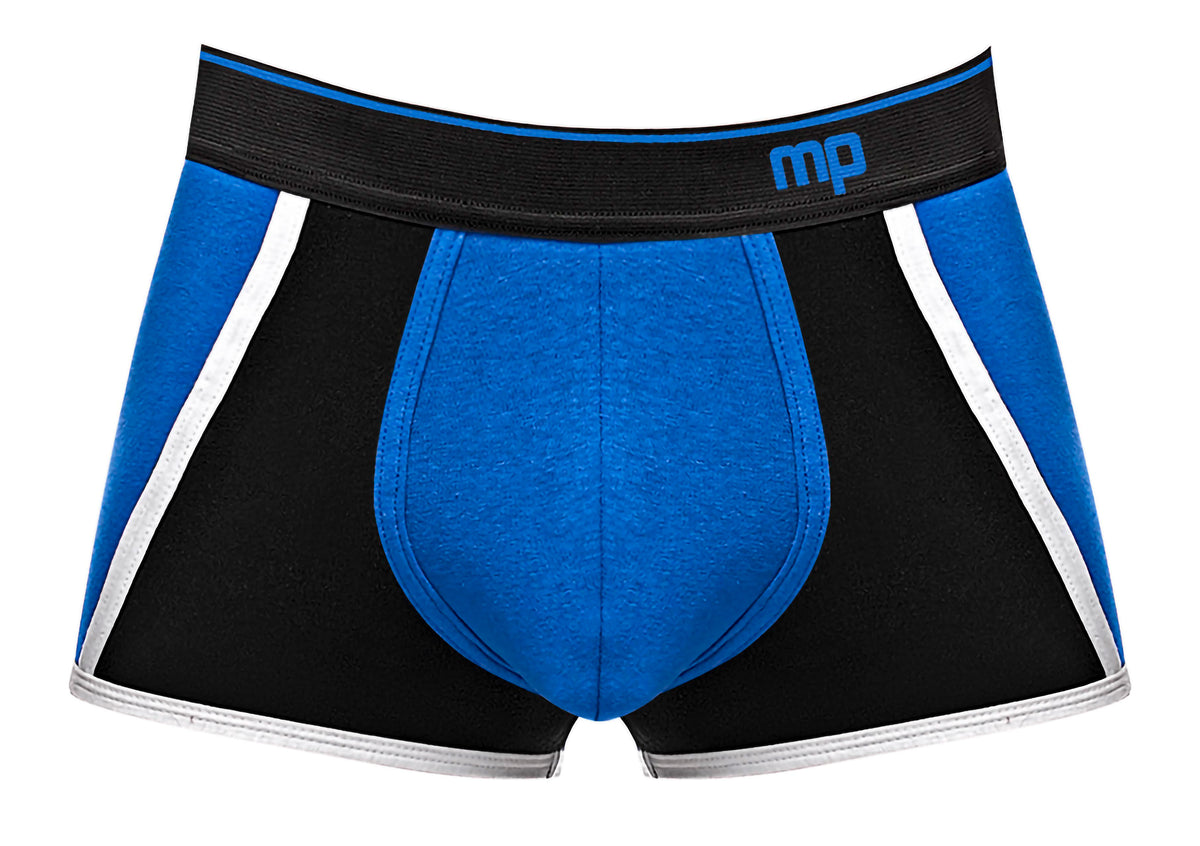 "Retro Sport Panel Short - Large - Blue/ Black MP-155265RBLG"