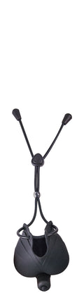 "My Cock Ring Vibrating Scrotum Pouch & Cinch -  Black NW2725"