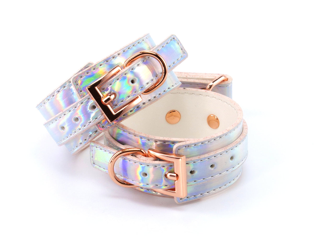 "Cosmo Bondage - Ankle Cuffs - Rainbow Rainbow NSN-1313-04"
